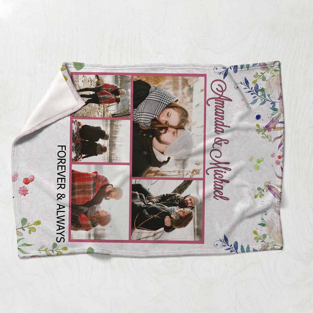 Du bist alles, was ich brauche – Personalisierte Pärchendecke