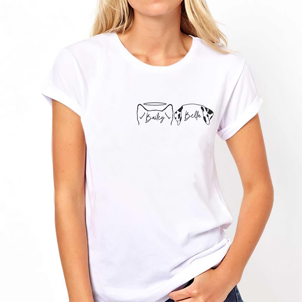 Hundemama – Personalisiertes Hunde-T-Shirt und Hoodie