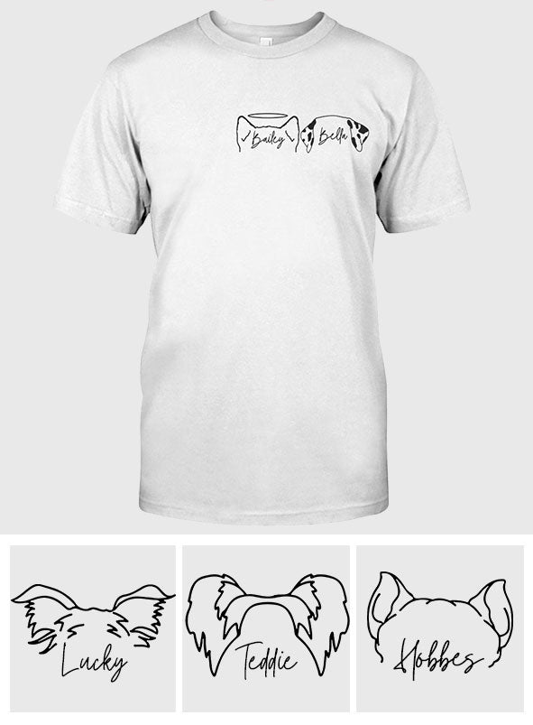 Hundemama – Personalisiertes Hunde-T-Shirt und Hoodie