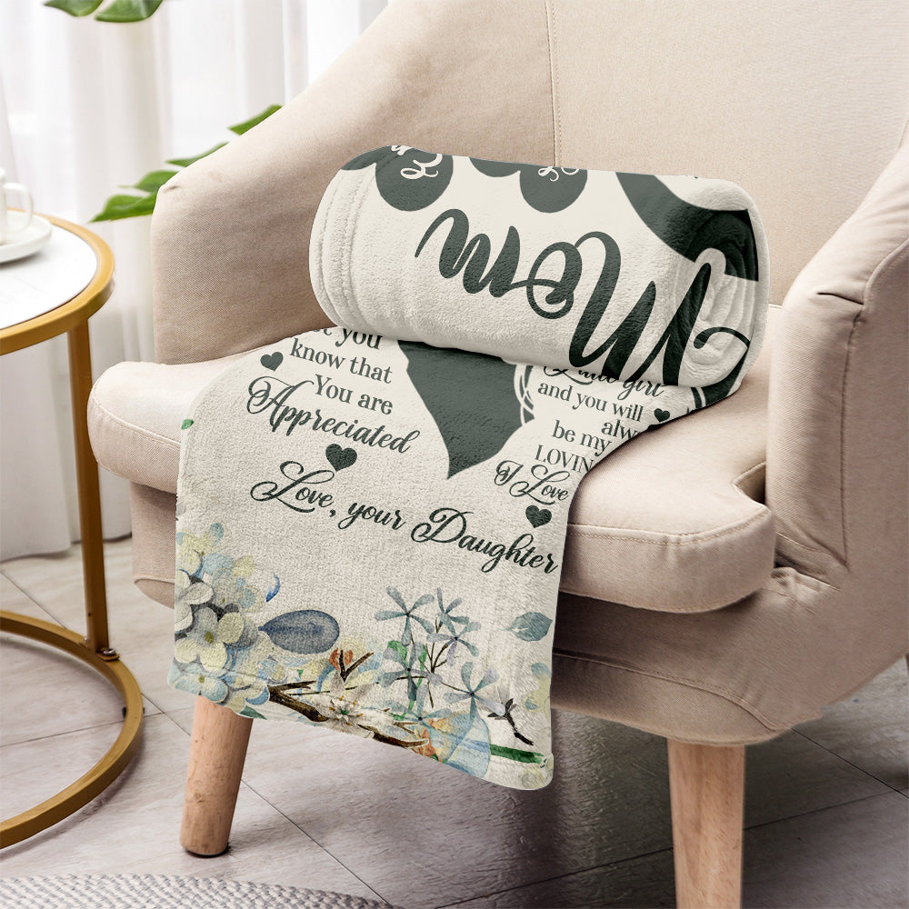 Für meine Mama – Personalisierte Muttertagsdecke