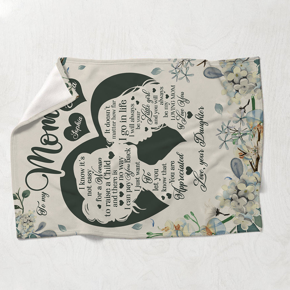 Für meine Mama – Personalisierte Muttertagsdecke