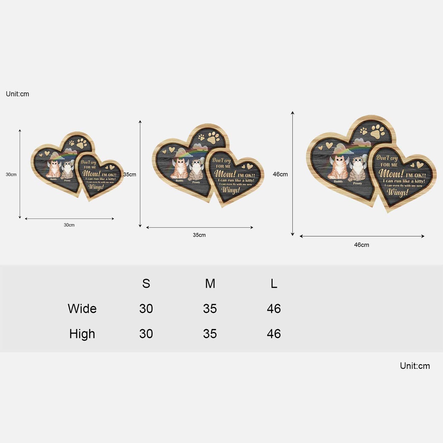 Ich rede immer noch mit dir - Personalisiertes Katzen-Holzschild