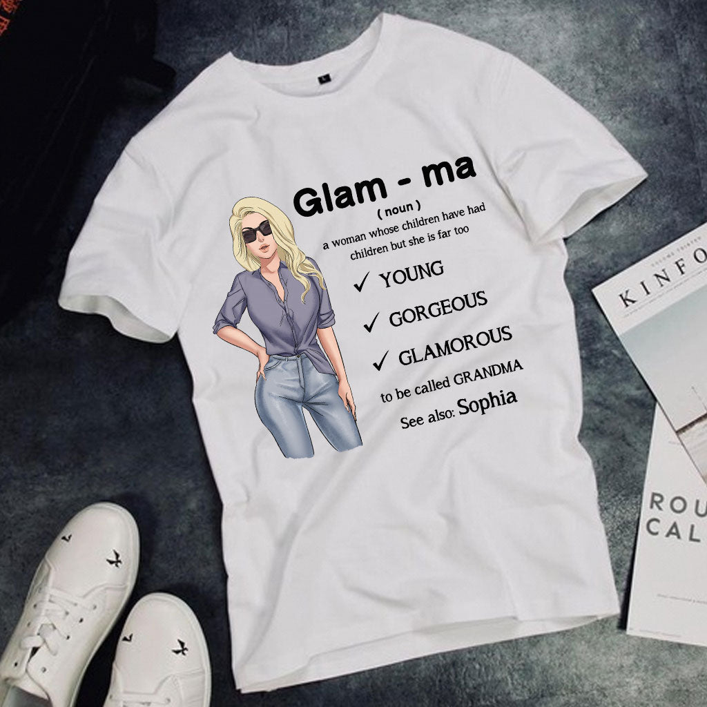 Glamma – Personalisiertes Oma-T-Shirt und Hoodie