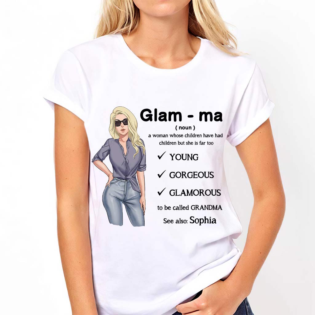 Glamma – Personalisiertes Oma-T-Shirt und Hoodie