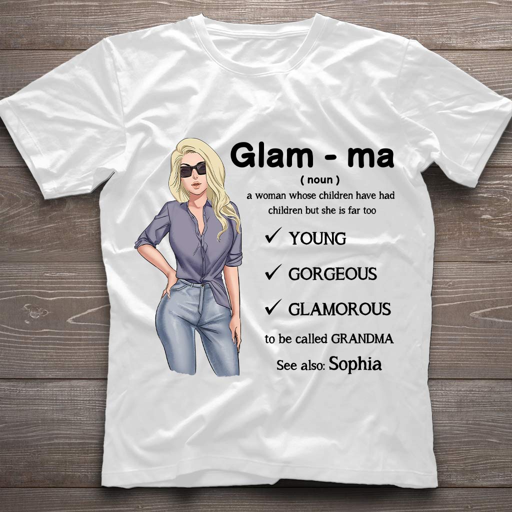 Glamma – Personalisiertes Oma-T-Shirt und Hoodie