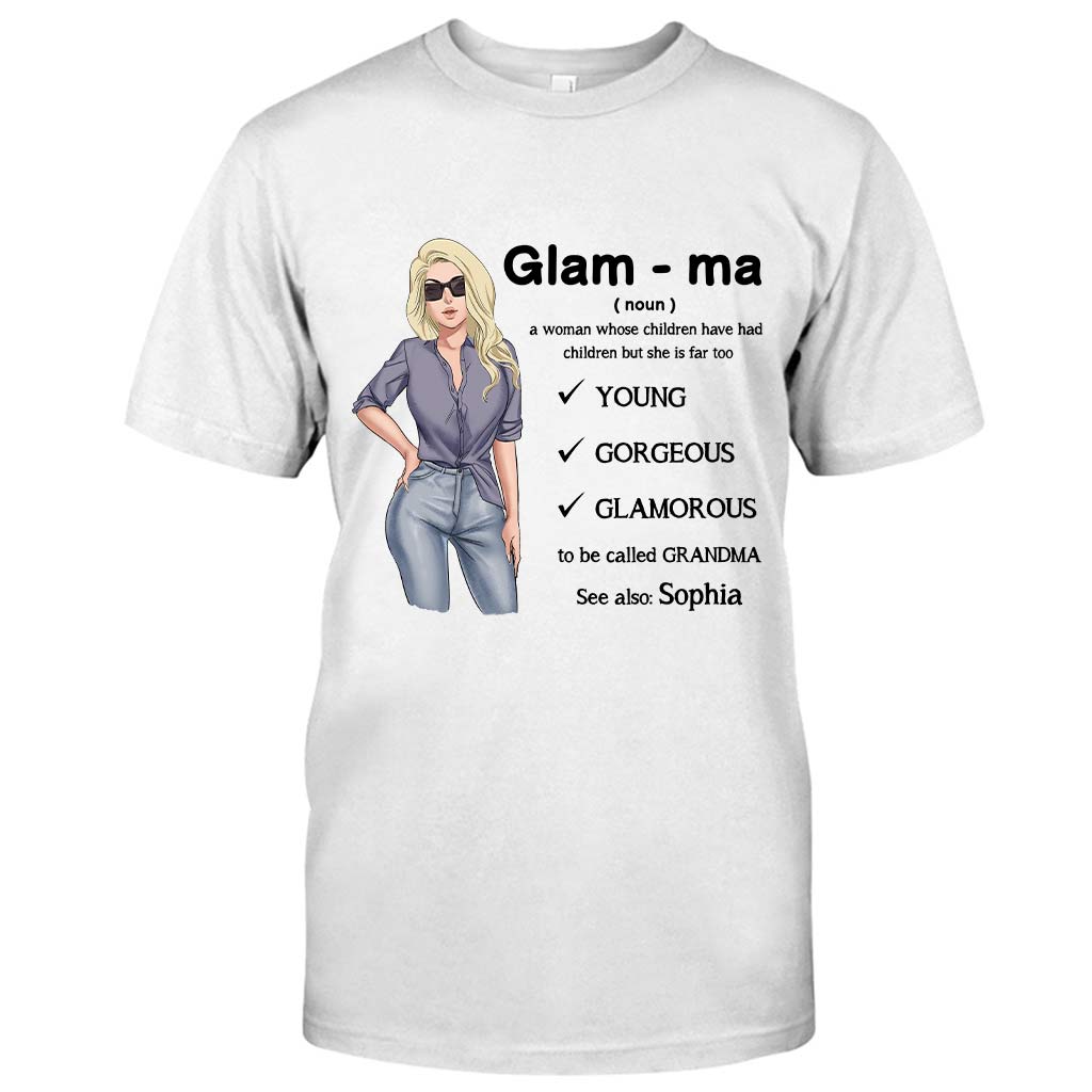 Glamma – Personalisiertes Oma-T-Shirt und Hoodie