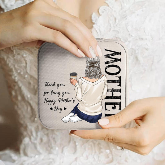 Danke, dass du so bist, wie du bist – Personalisierte Schmuckschatulle zum Muttertag