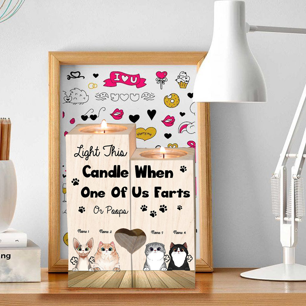 Light This Candle - Personalized Cat Candle Holder
