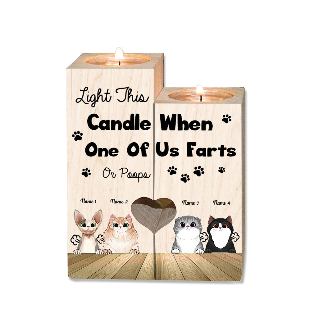 Light This Candle - Personalized Cat Candle Holder