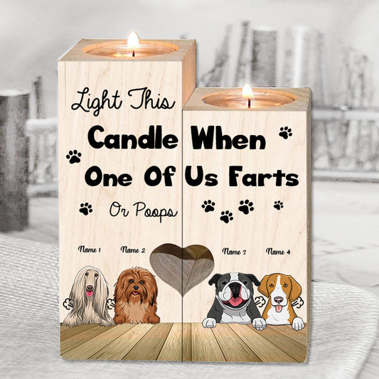 Light This Candle - Personalized Dog Candle Holder