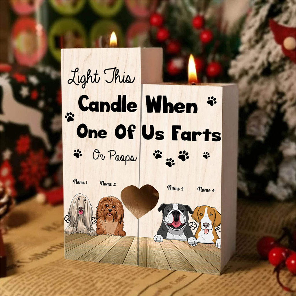 Light This Candle - Personalized Dog Candle Holder