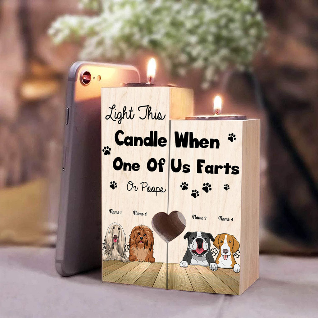 Light This Candle - Personalized Dog Candle Holder