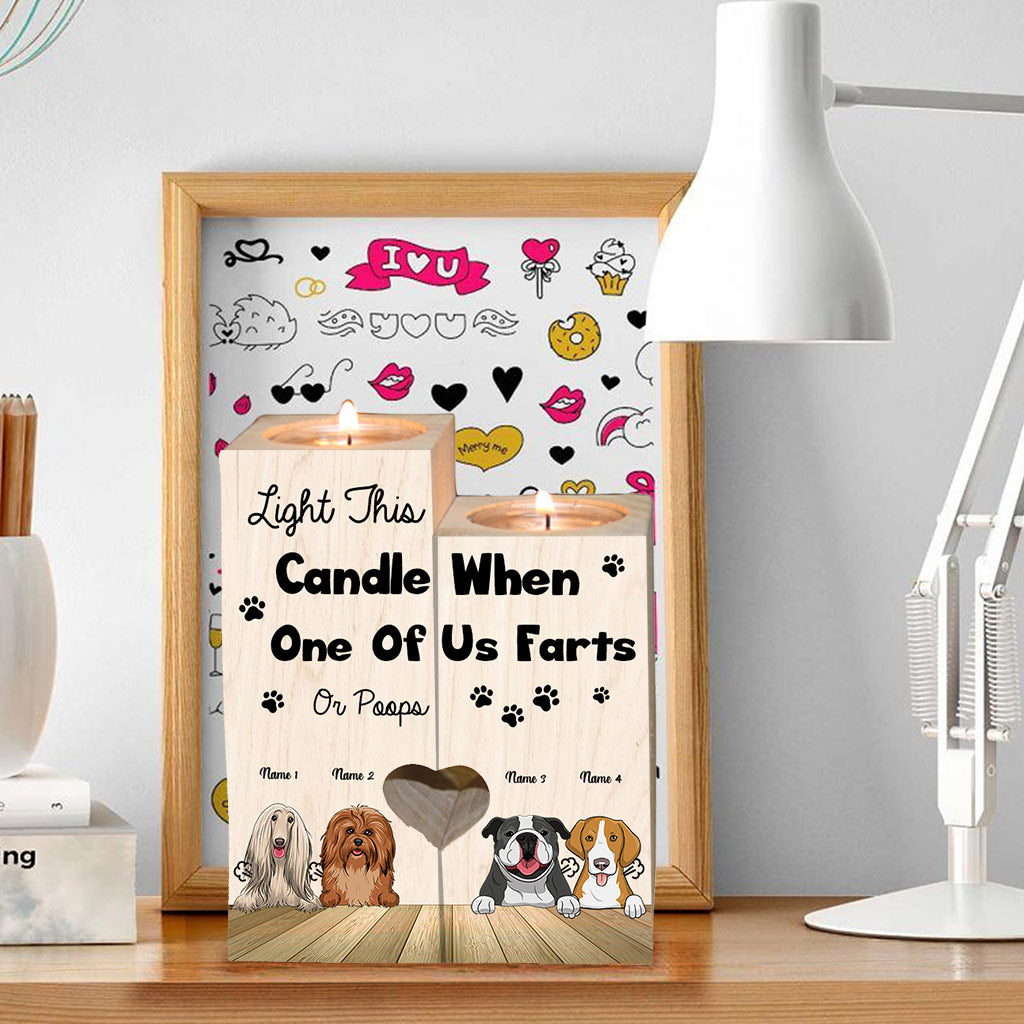 Light This Candle - Personalized Dog Candle Holder