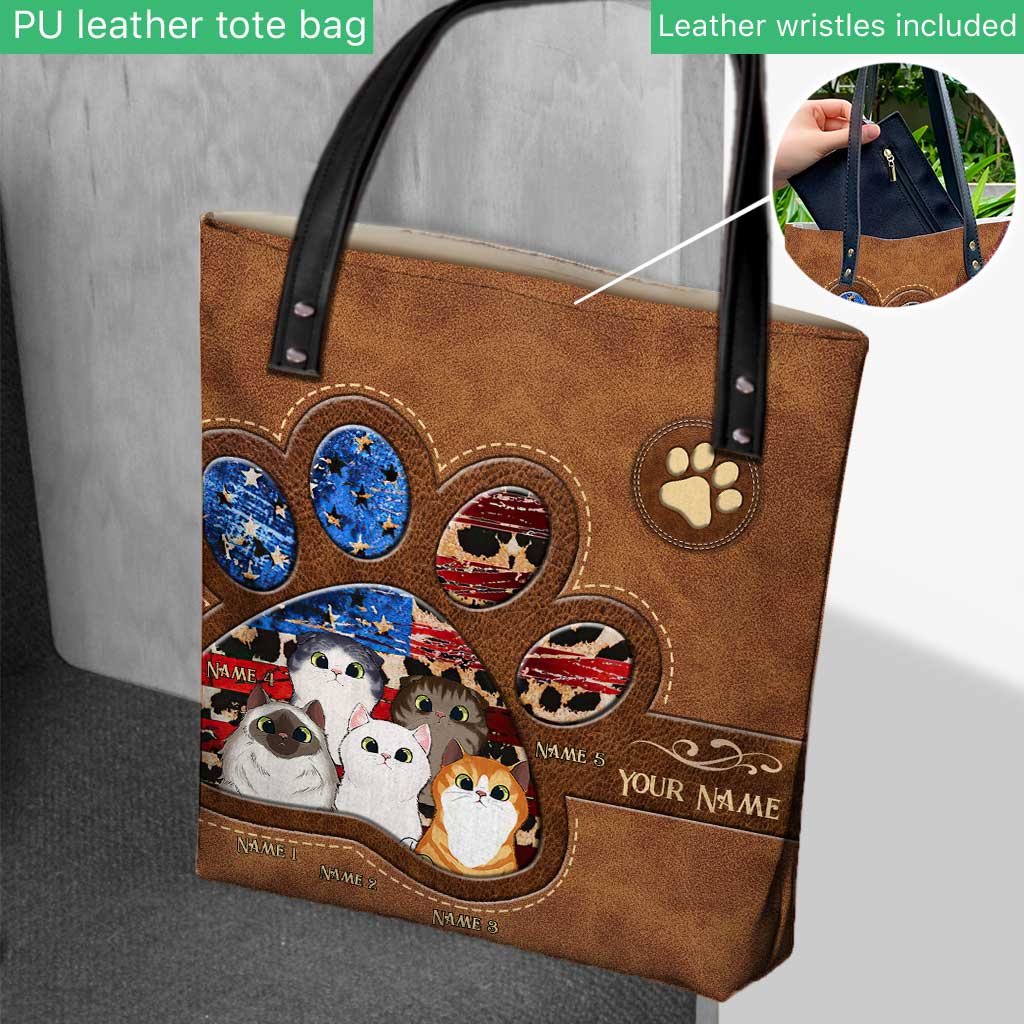 Die Katzen des Juli – Personalisierte Tragetasche zum Unabhängigkeitstag