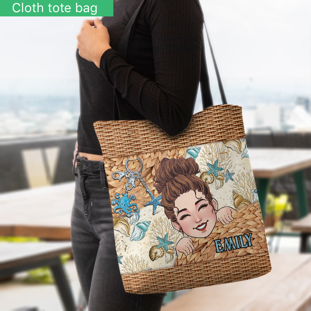 Der Ozean ruft – Personalisierte Tragetasche für Meeresliebhaber