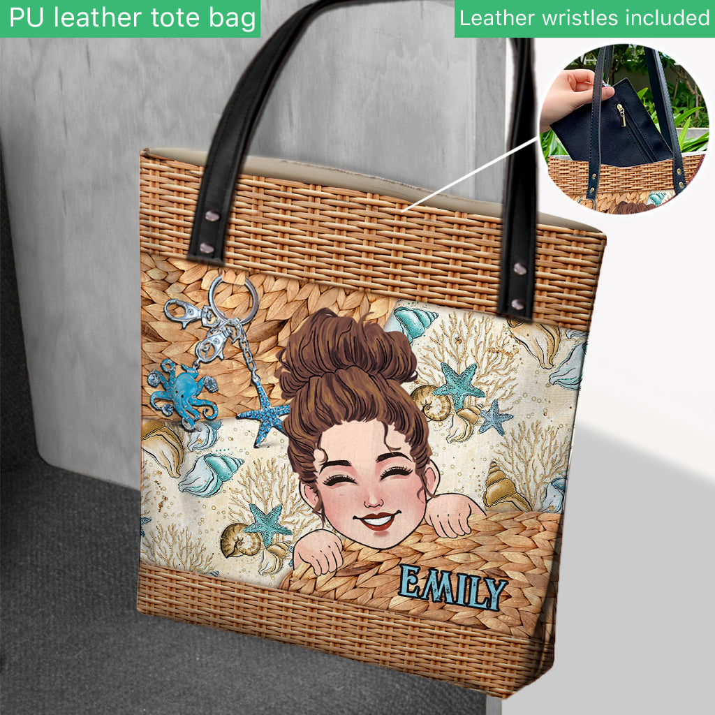 Der Ozean ruft – Personalisierte Tragetasche für Meeresliebhaber