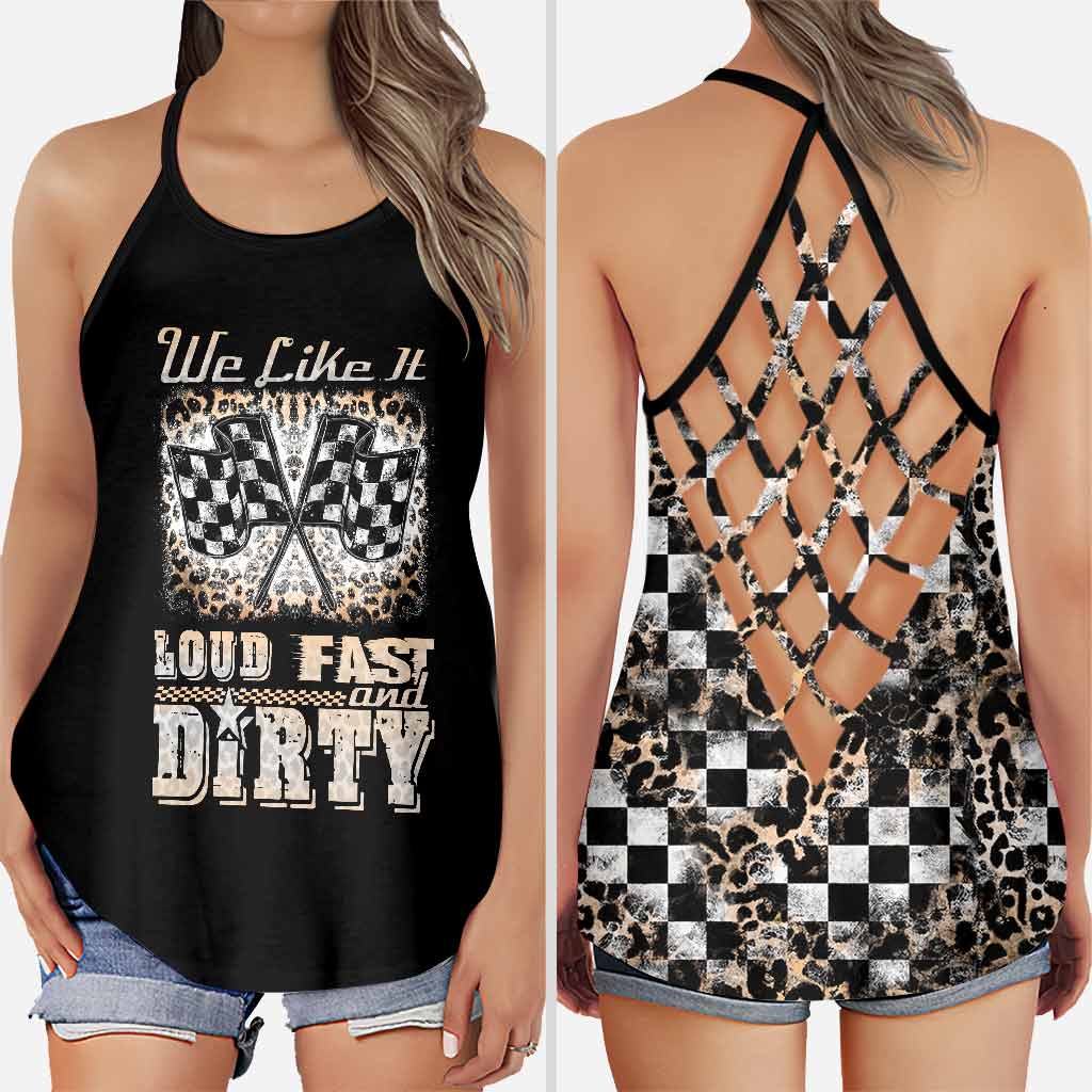 Laut und schnell – Racing Cross Tanktop