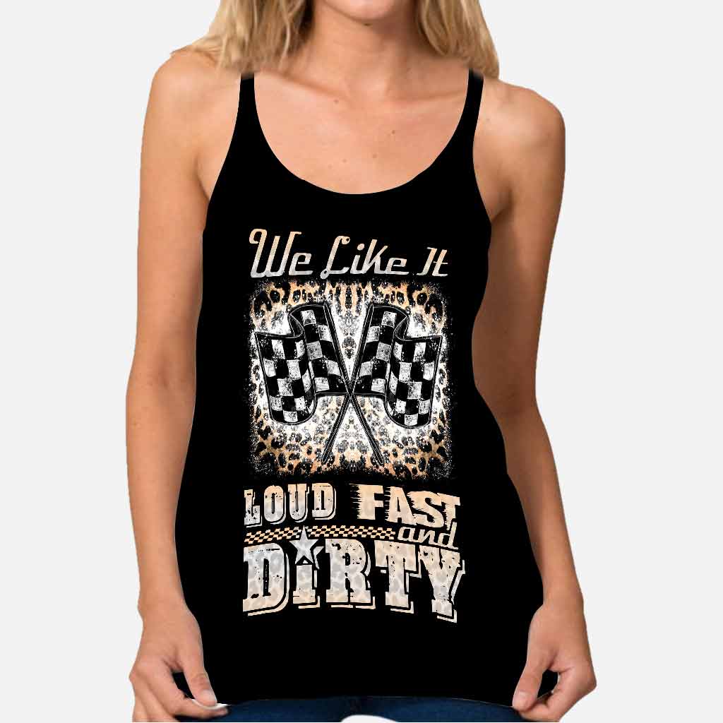 Laut und schnell – Racing Cross Tanktop