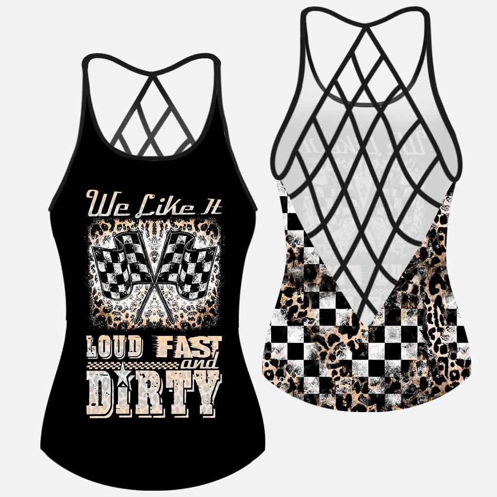 Laut und schnell – Racing Cross Tanktop