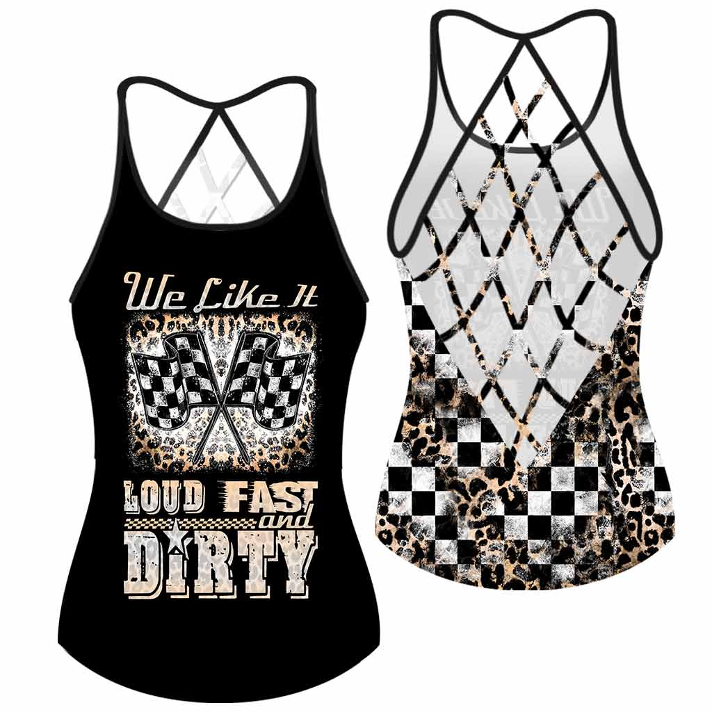 Laut und schnell – Racing Cross Tanktop