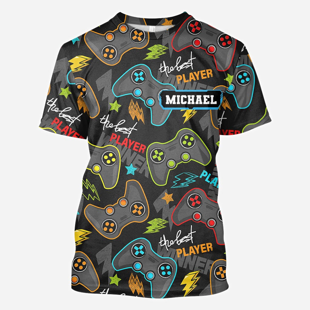 Ich habe mein Spiel pausiert, um hier zu sein – Personalisiertes Videospiel-Shirt