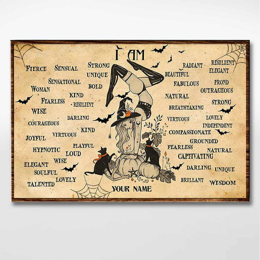 I Am A Witch Personalized Poster