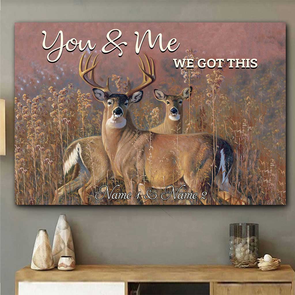Du und ich, wir schaffen das – Personalisiertes Jagdposter