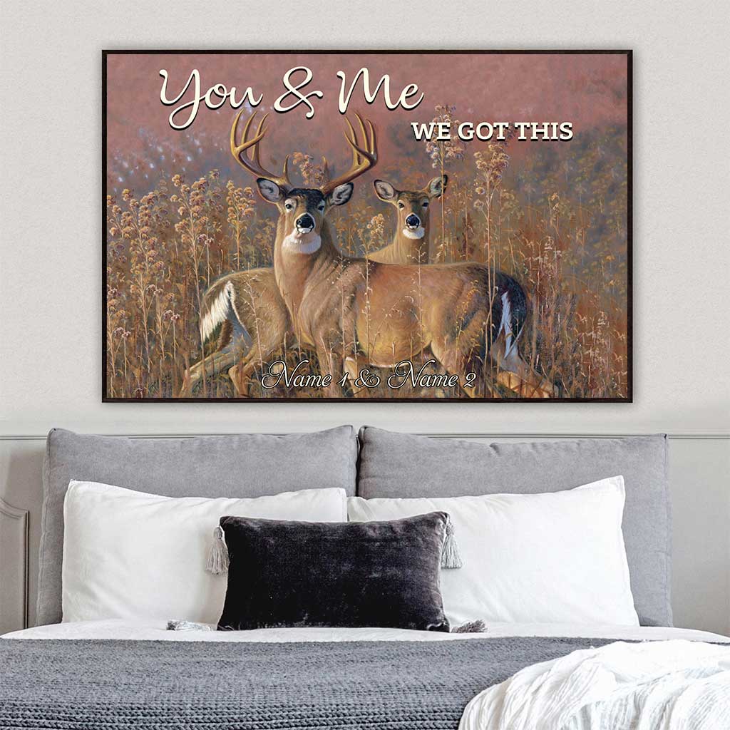 Du und ich, wir schaffen das – Personalisiertes Jagdposter