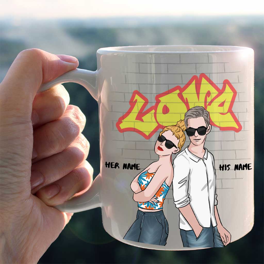 Ich gehöre dir. Keine Rückgabe, keine Rückerstattung – personalisierte Tasse für Paare