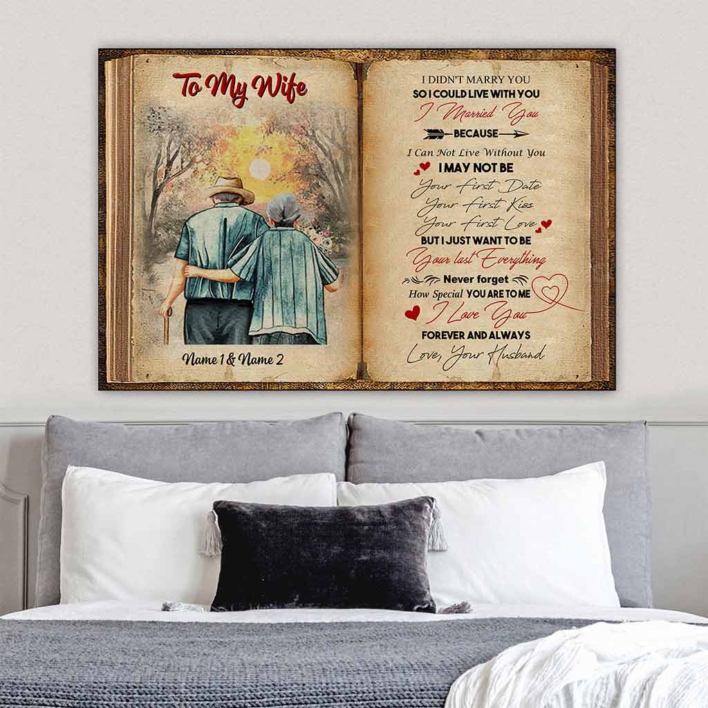 To My Husband I Love You - Personalized Couple Poster