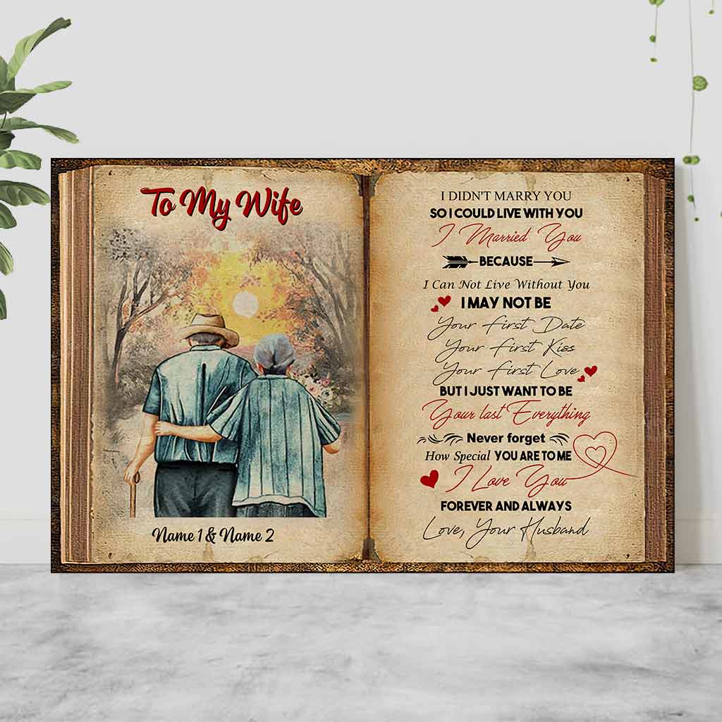 To My Husband I Love You - Personalized Couple Poster