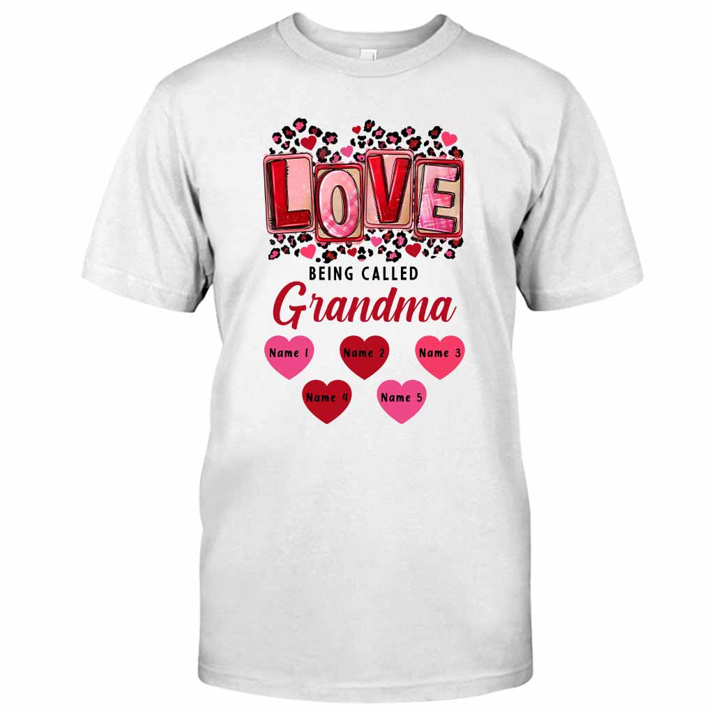 Ich liebe es, Oma genannt zu werden – personalisiertes Oma-T-Shirt und Hoodie