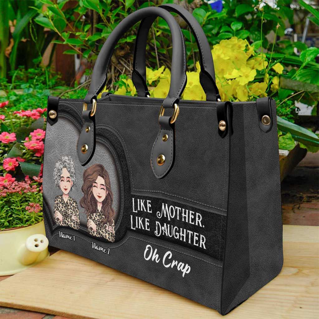 Wie die Mutter, so die Tochter – Personalisierte Lederhandtasche zum Muttertag