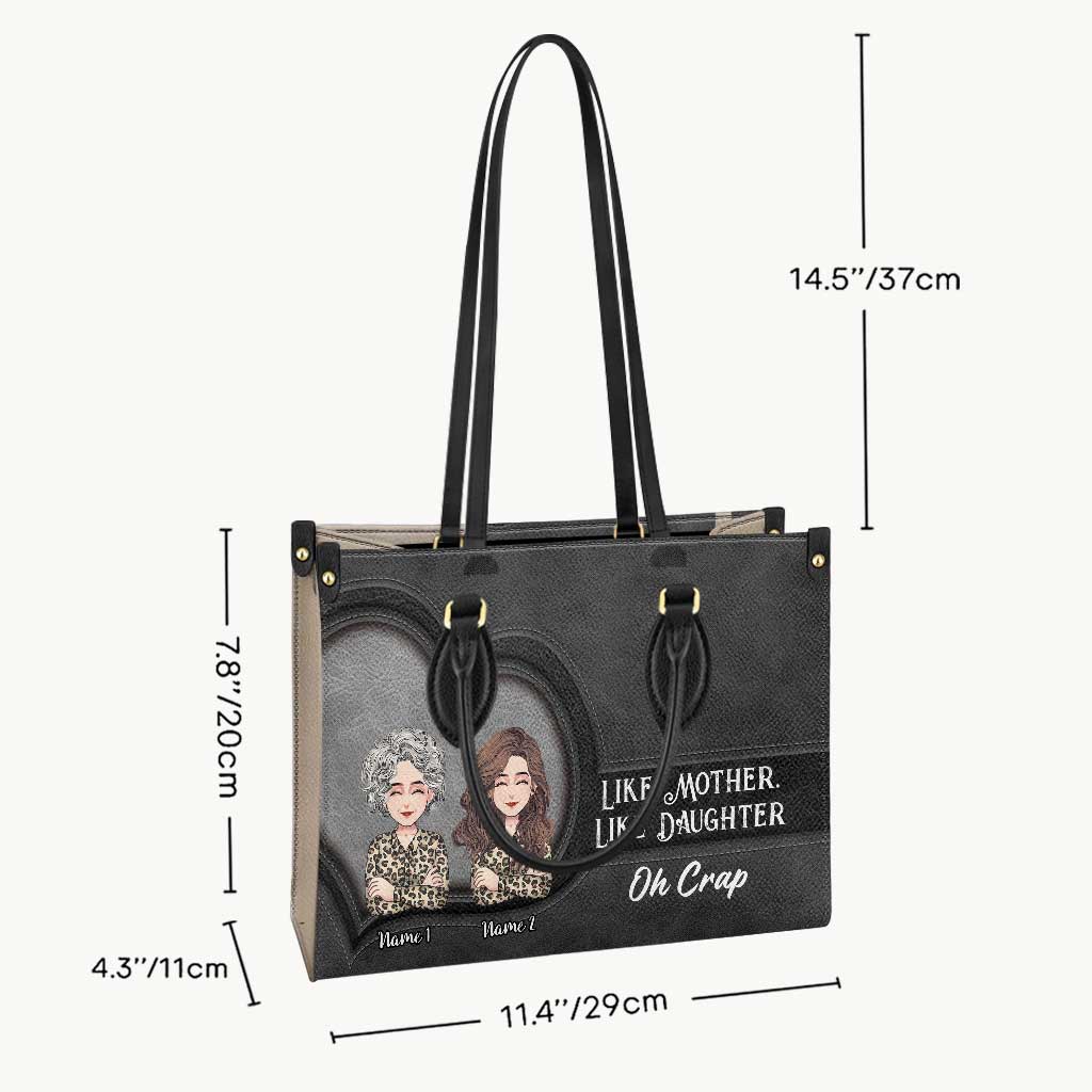 Wie die Mutter, so die Tochter – Personalisierte Lederhandtasche zum Muttertag