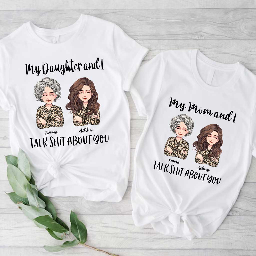Mutter und Tochter – Personalisiertes Muttertags-T-Shirt und Hoodie