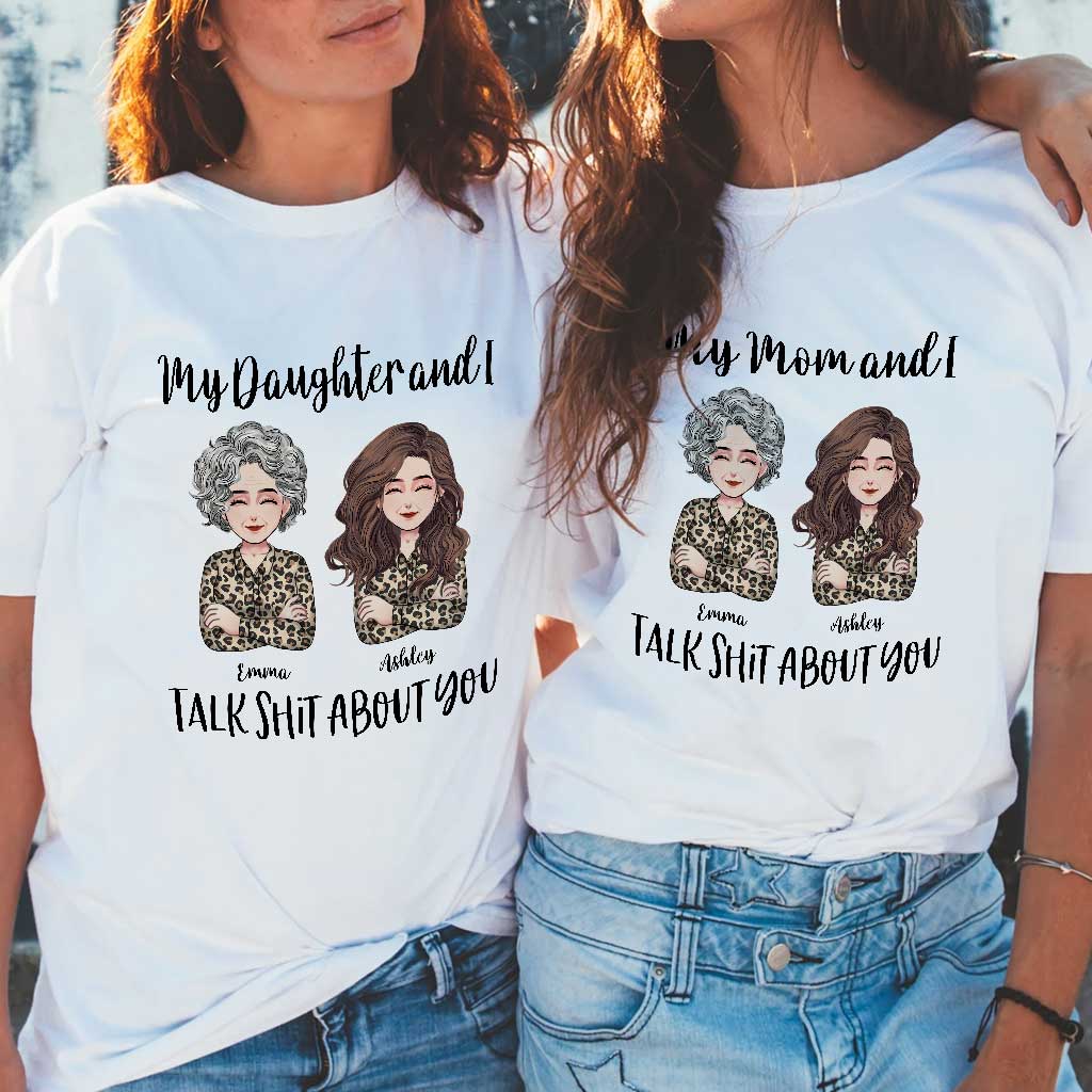 Mutter und Tochter – Personalisiertes Muttertags-T-Shirt und Hoodie