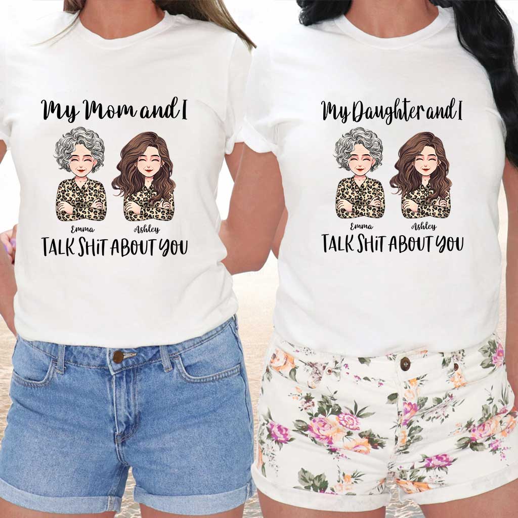 Mutter und Tochter – Personalisiertes Muttertags-T-Shirt und Hoodie