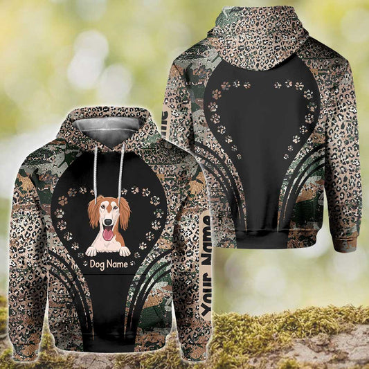 Hundeliebhaber-T-Shirt und Hoodie mit Allover-Print