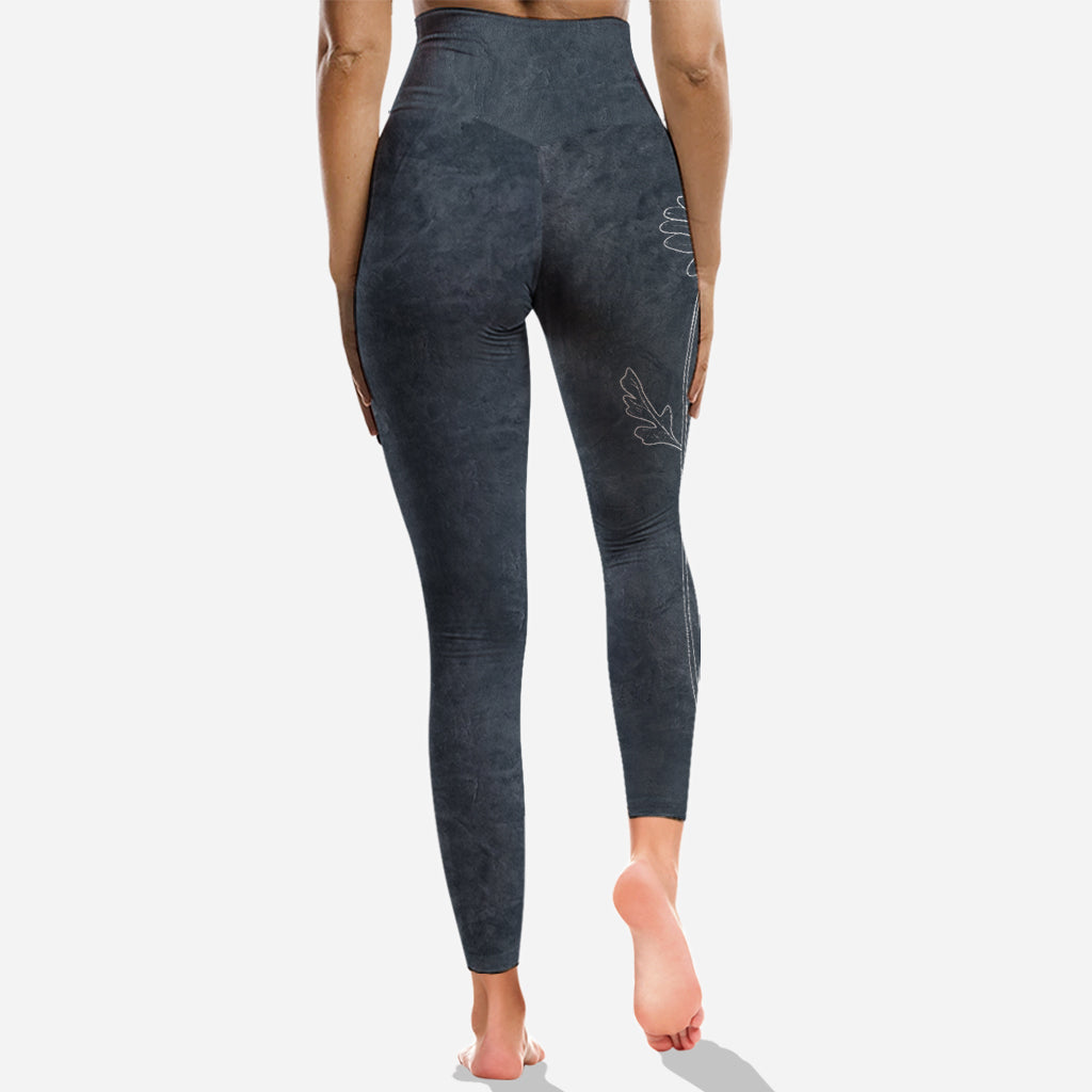 Beste Mama, Oma, Geburtsblume – Personalisierter Muttertags-Hoodie und Leggings für Mütter