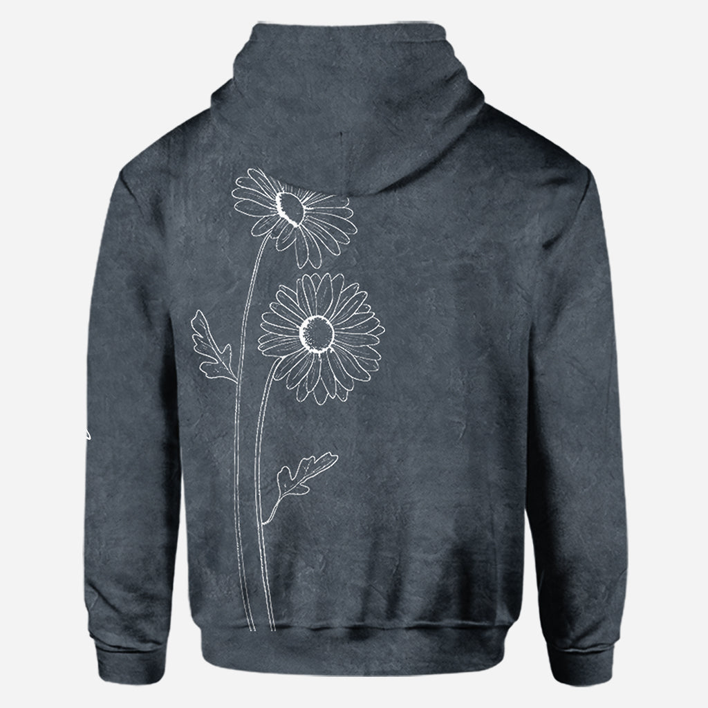 Beste Mama, Oma, Geburtsblume – Personalisierter Muttertags-Hoodie und Leggings für Mütter