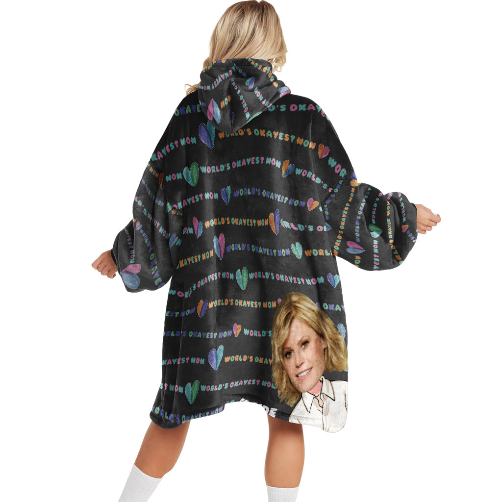 Die beste Mama der Welt – Personalisierter Muttertags-Hoodie mit Decke