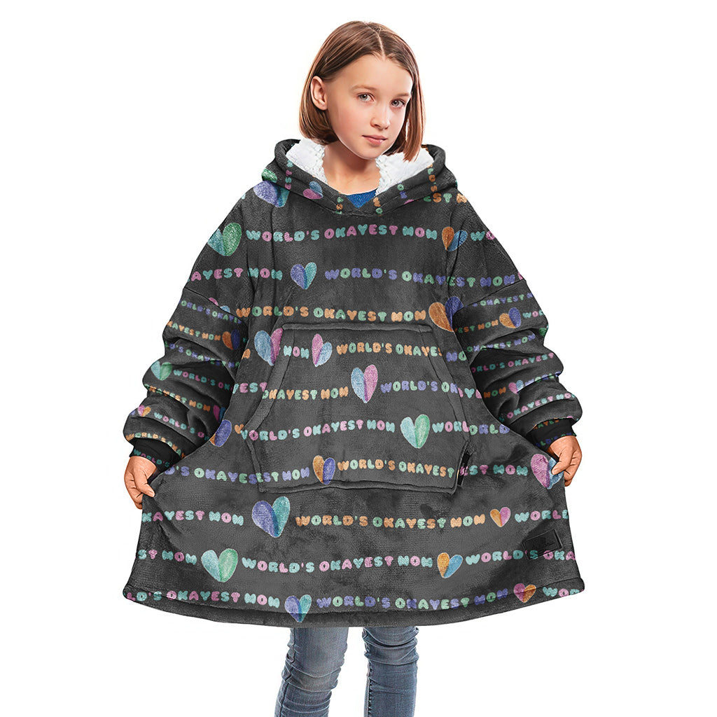 Die beste Mama der Welt – Personalisierter Muttertags-Hoodie mit Decke