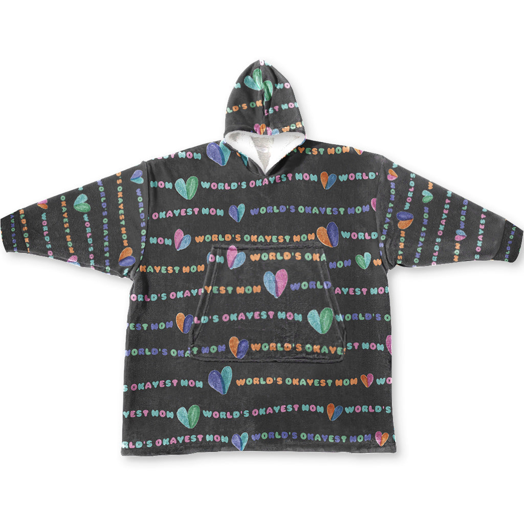Die beste Mama der Welt – Personalisierter Muttertags-Hoodie mit Decke