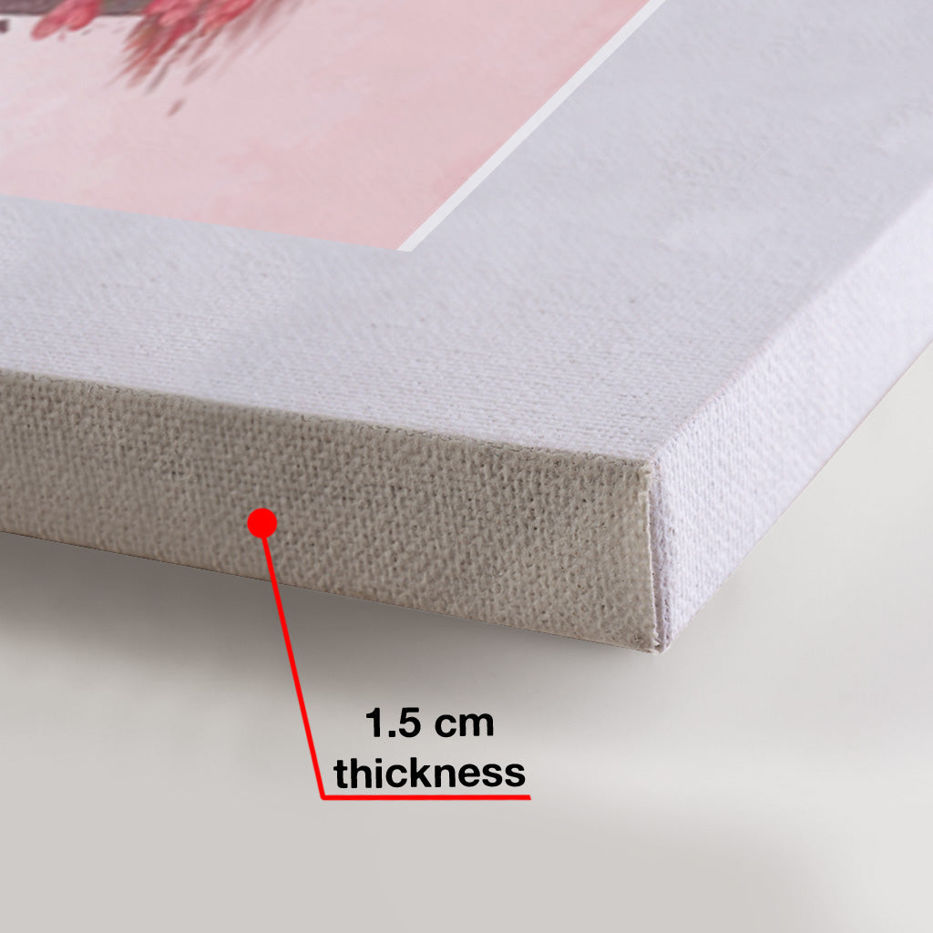 Für immer verbunden – Geschenk für Mama, Tochter, Sohn – Personalisierte Leinwand und Poster