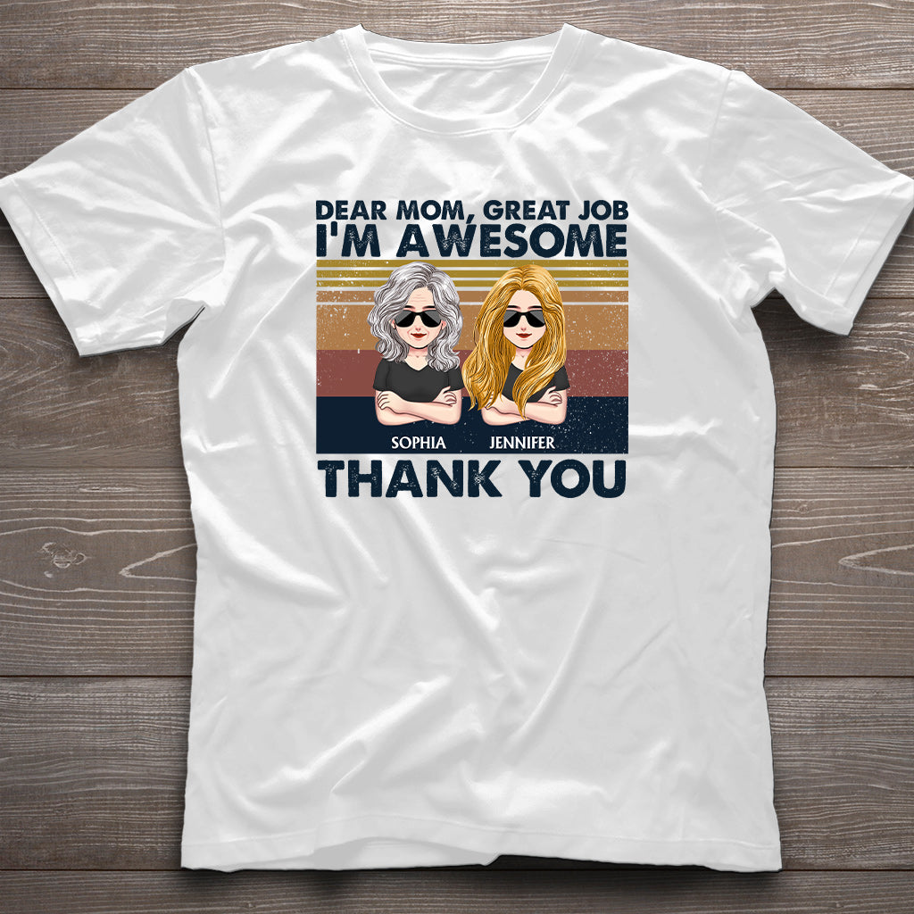 Liebe Mama, super gemacht! Ich bin klasse! - Personalisiertes Muttertags-T-Shirt und Hoodie