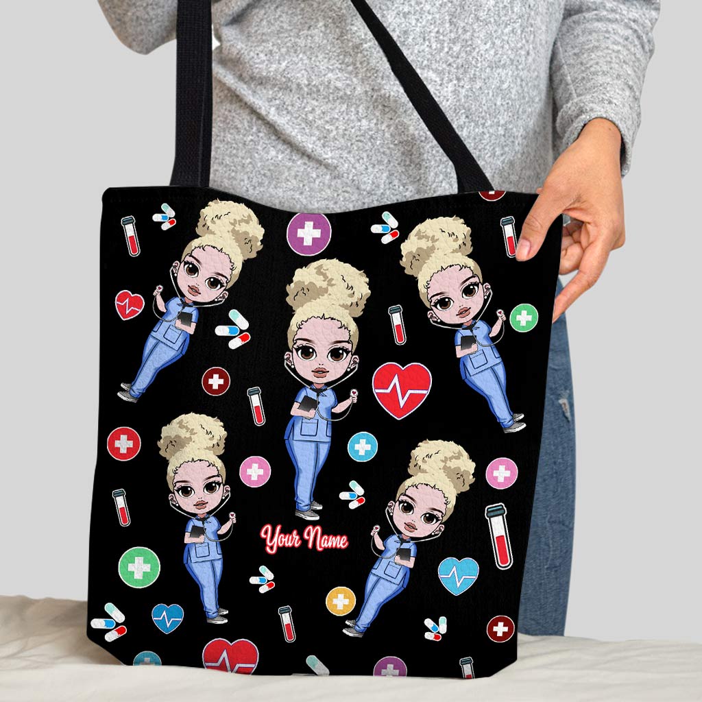 Nurse Life – Personalisierte Tragetasche für Krankenschwestern