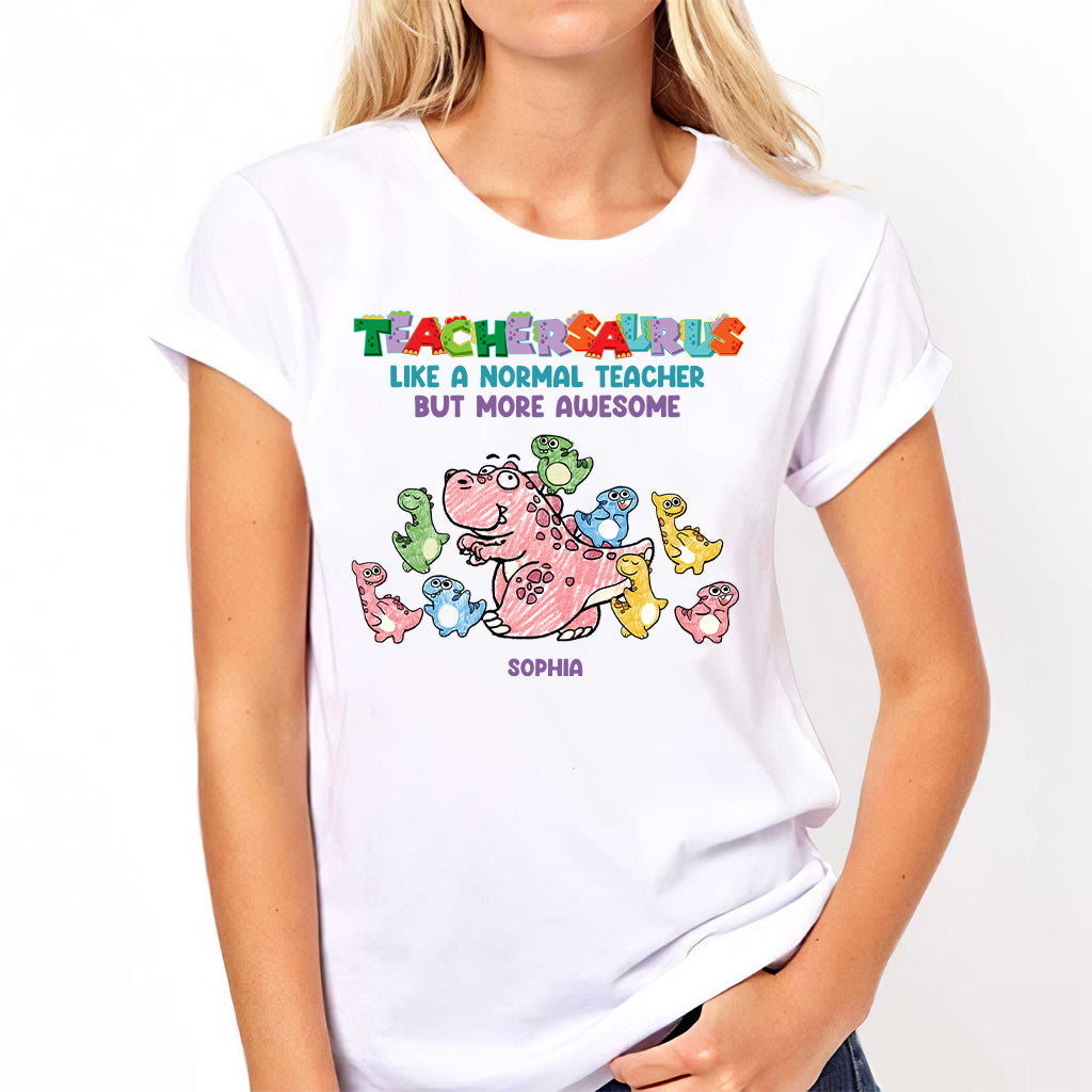 Teachersaurus – Personalisierte Lehrer-T-Shirts und Hoodies