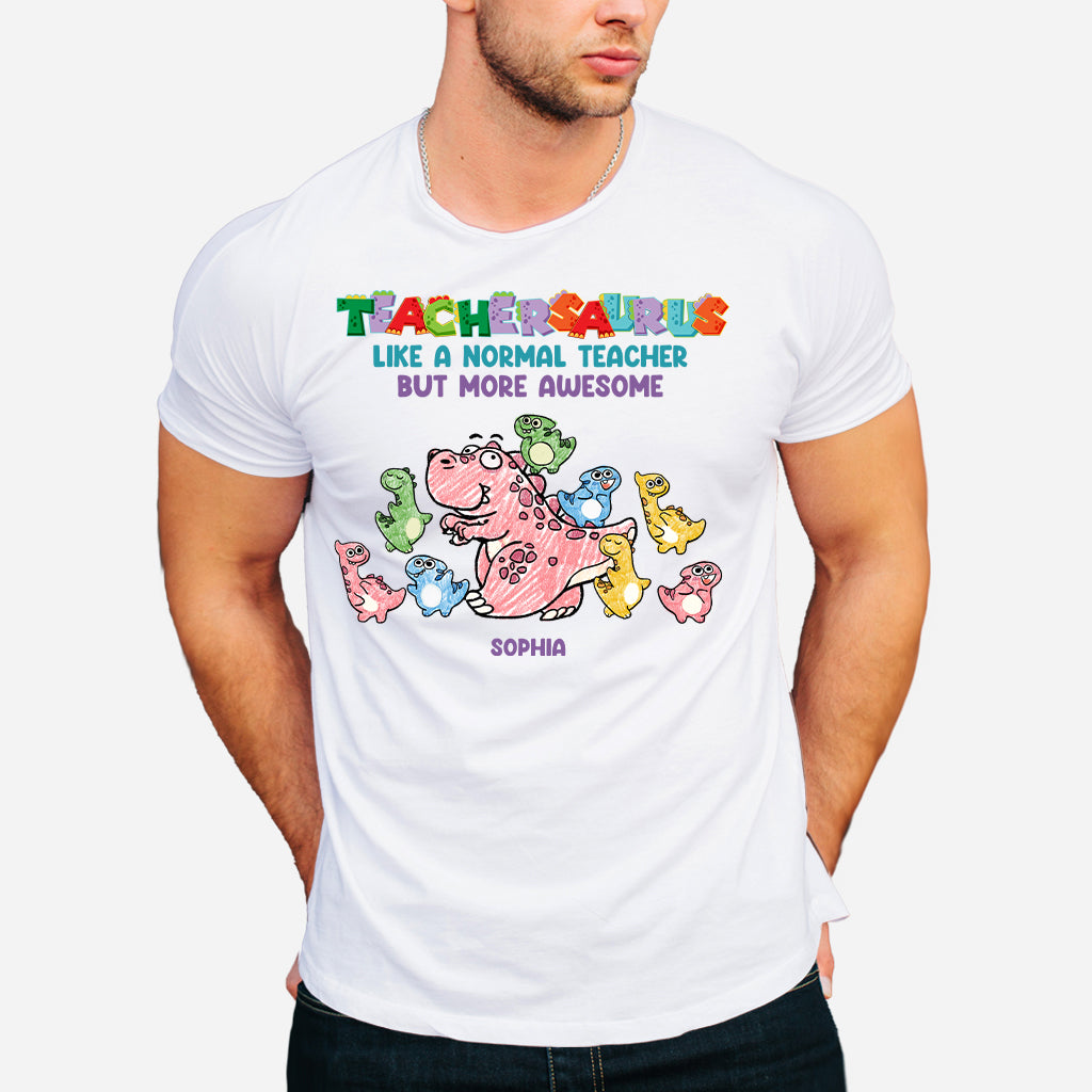 Teachersaurus – Personalisierte Lehrer-T-Shirts und Hoodies