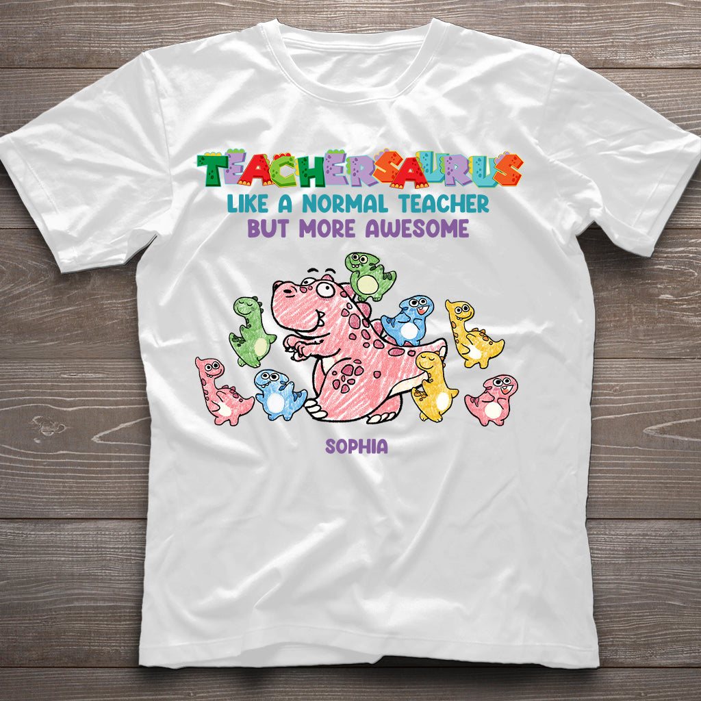 Teachersaurus – Personalisierte Lehrer-T-Shirts und Hoodies