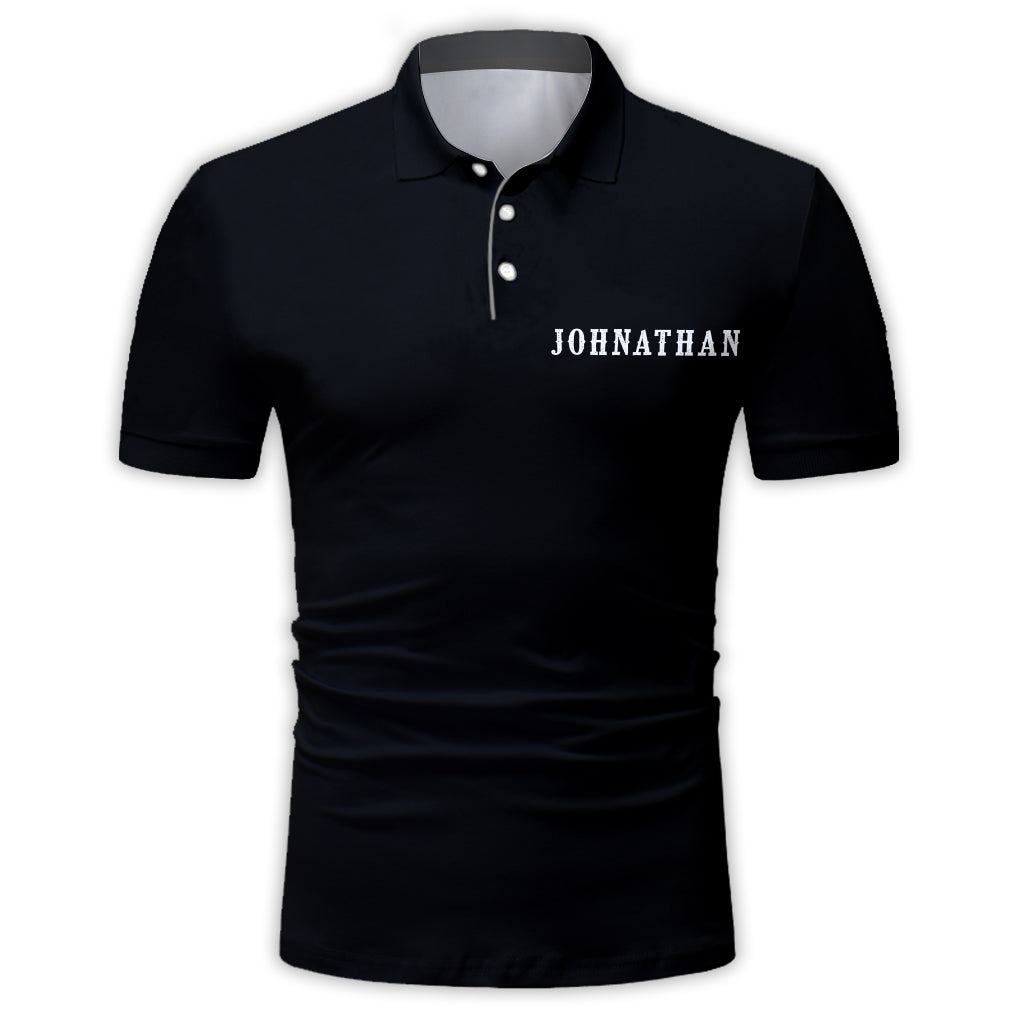 Golf ist meine Therapie – personalisiertes Golf-Poloshirt